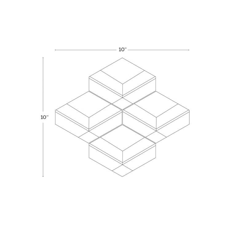Benes 10.02 W x 10.02 L Tile