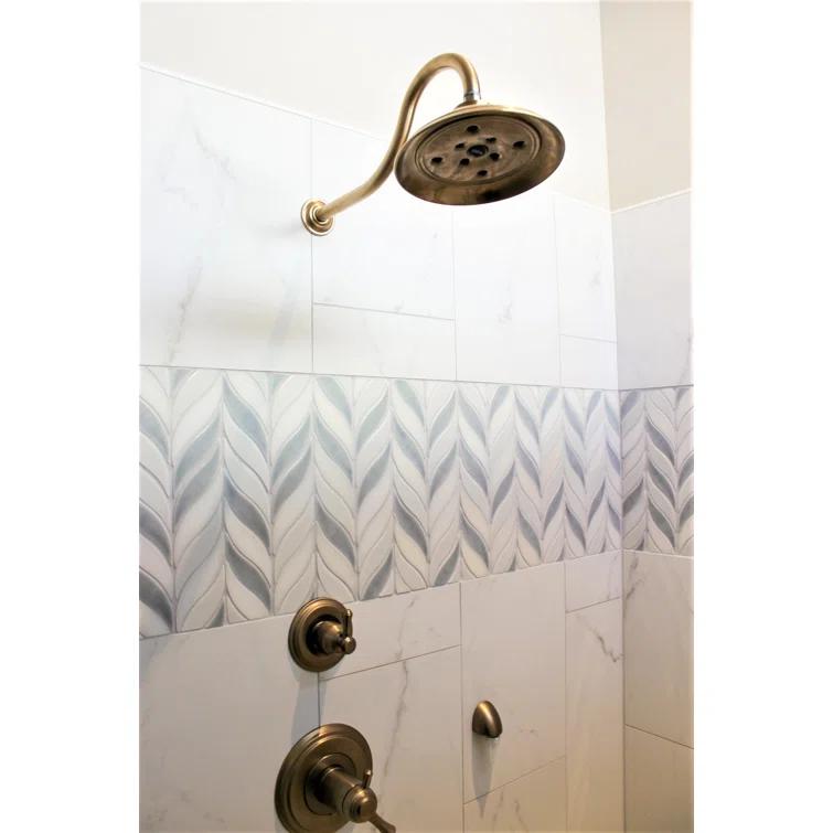 Divine Sprig 2" x 3" Ceramic Mosaic Wall Tile (0.86 Sq. Ft. / Sheet)