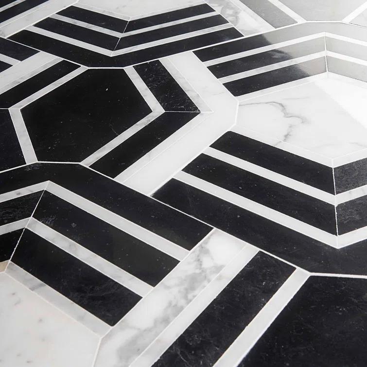 Bond Tile Tenor Marble Random Mosaic Wall & Floor Tile