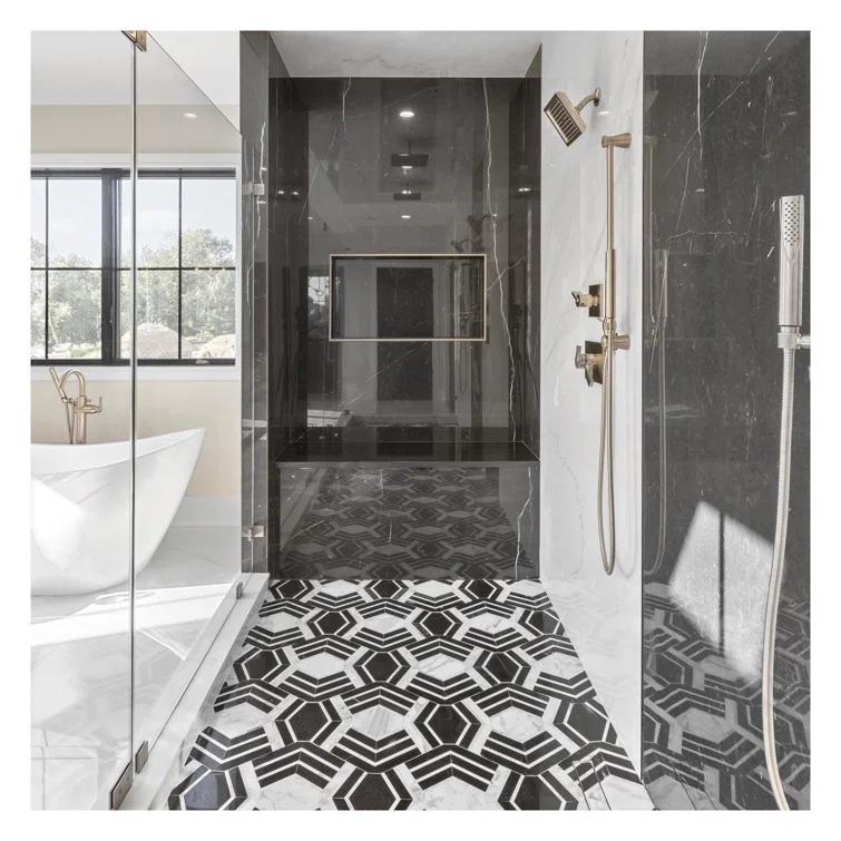 Bond Tile Tenor Marble Random Mosaic Wall & Floor Tile