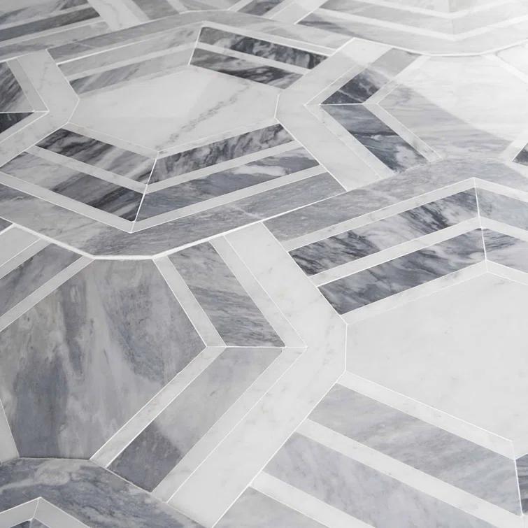 Bond Tile Tenor Marble Random Mosaic Wall & Floor Tile