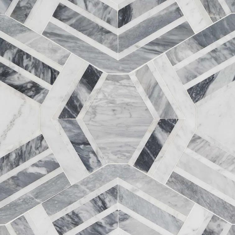 Bond Tile Tenor Marble Random Mosaic Wall & Floor Tile