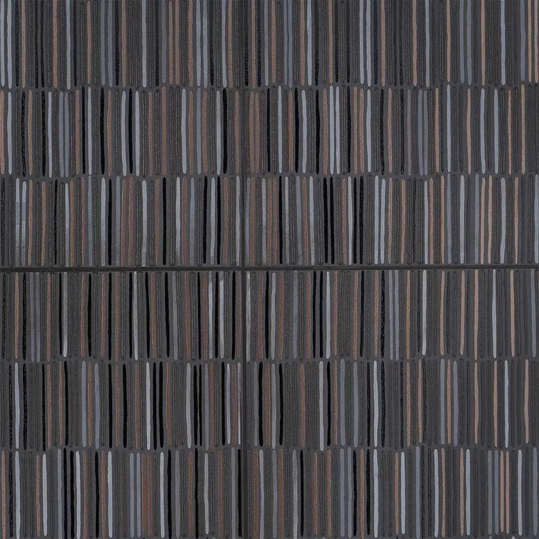 Large Format 12" x 24" Porcelain Patterned Wall & Floor Tile