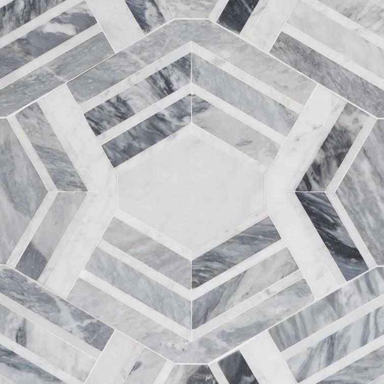 Bond Tile Tenor Marble Random Mosaic Wall & Floor Tile