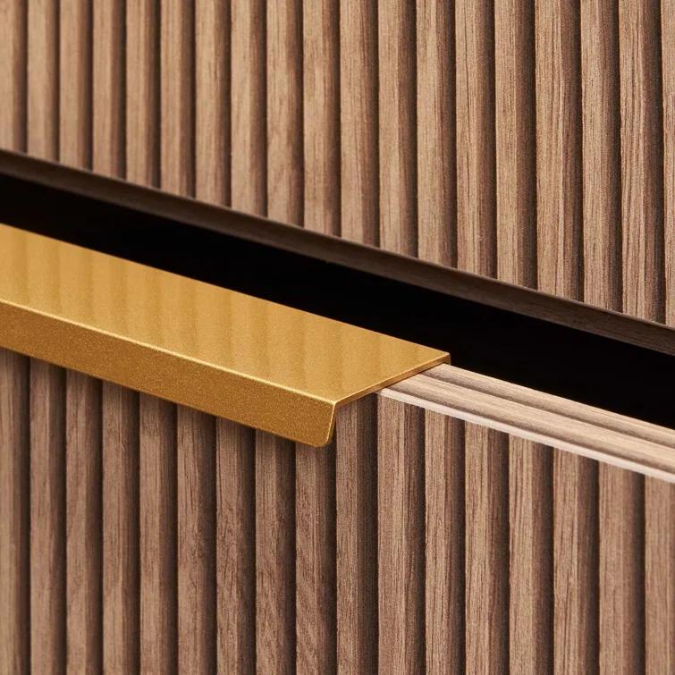 Demeter Art Gold 40 in. W x 18.1 in. D x 22.8 in. H Deco Wall Mounted Vanity with Single Sink and White Ceramic Top