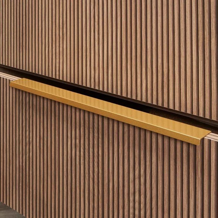 Demeter Art Gold 40 in. W x 18.1 in. D x 22.8 in. H Deco Wall Mounted Vanity with Single Sink and White Ceramic Top