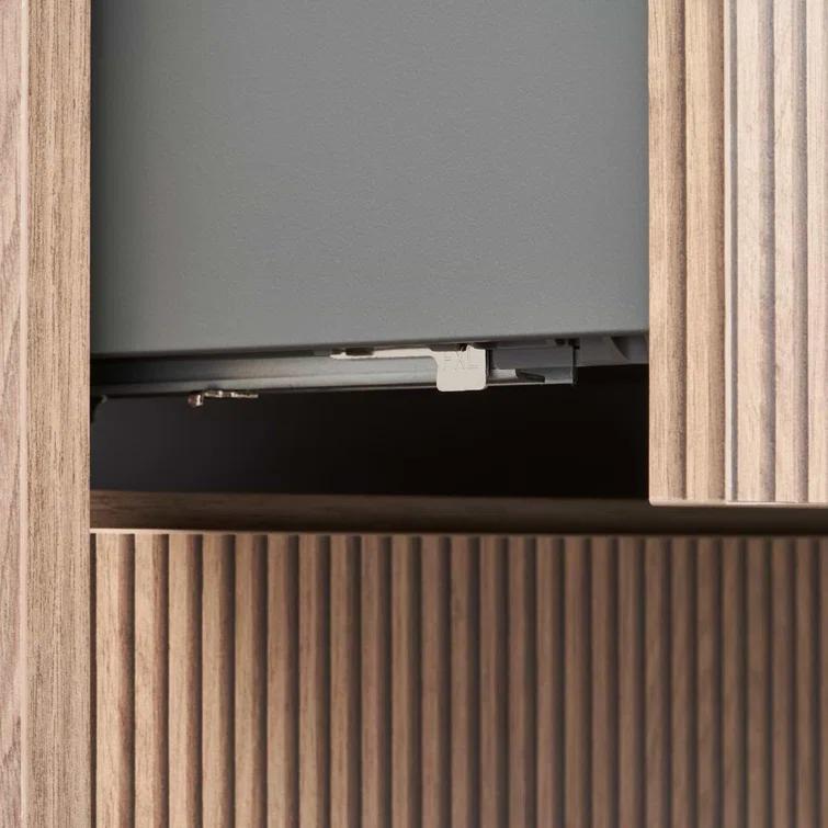 Demeter Art Chrome 40 in. W x 18.1 in. D x 22.8 in. H Deco Wall Mounted Vanity with Single Sink and White Ceramic Top