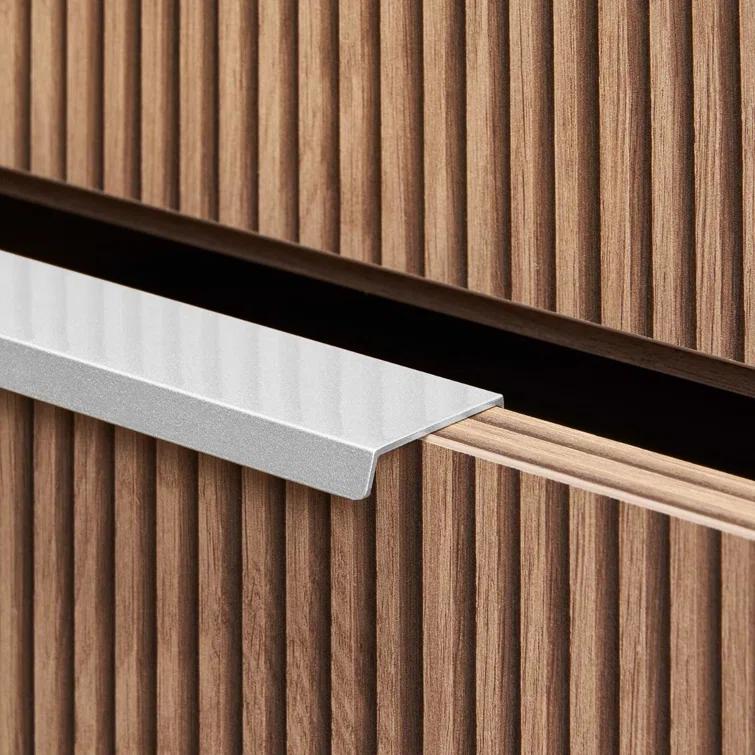 Demeter Art Chrome 40 in. W x 18.1 in. D x 22.8 in. H Deco Wall Mounted Vanity with Single Sink and White Ceramic Top