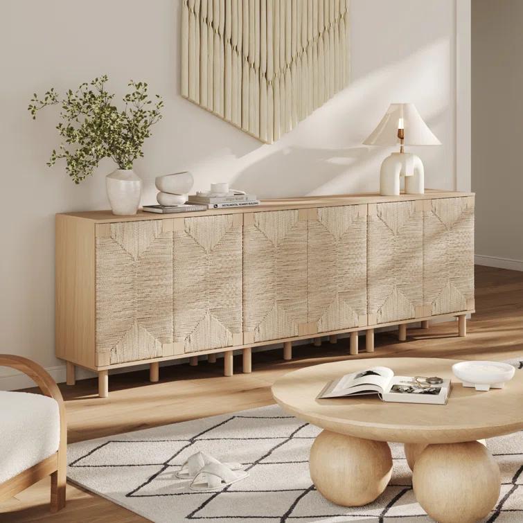 Shellie 31.4'' Tall Solid Wood 2 - Door Accent Cabinet