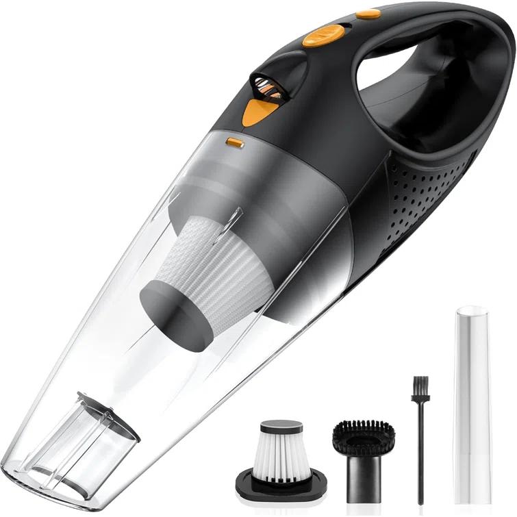 BEACHWATER POOL & SPA, LLC Handheld Vacuum Cordless With 2 Filters, Car Vacuum Cleaner High Power With Fast Charge Tech, Portable Rechargeable Mini Vacuum With Large-Capacity Battery | Wayfair