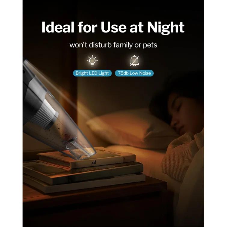 BEACHWATER POOL & SPA, LLC Handheld Vacuum Cordless With 2 Filters, Car Vacuum Cleaner High Power With Fast Charge Tech, Portable Rechargeable Mini Vacuum With Large-Capacity Battery | Wayfair