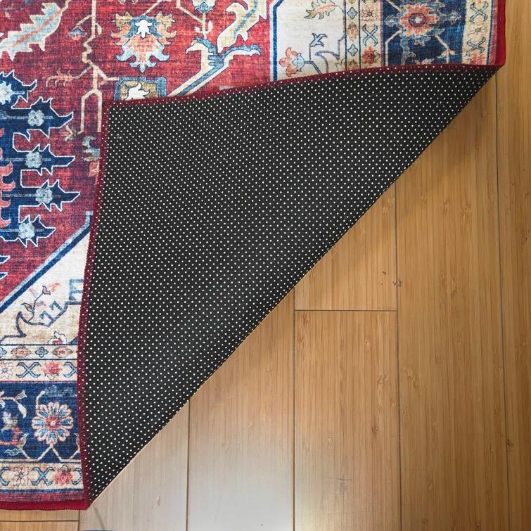 Gertmenian Crystal Print Soha Traditional Moroccan Red Area Rug