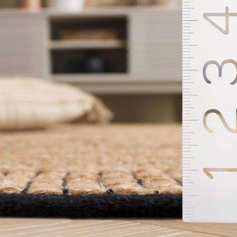 Natural Fiber NF181 Hand Woven Indoor Area Rug - Natural/Grey - 5'x8' - Safavieh.