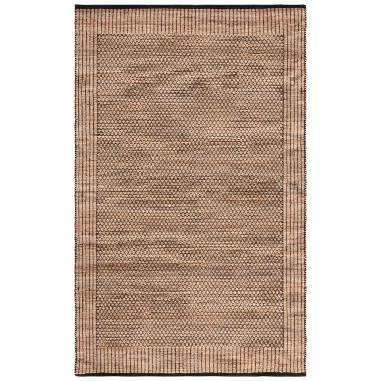 Natural Fiber NF181 Hand Woven Indoor Area Rug - Natural/Grey - 5'x8' - Safavieh.