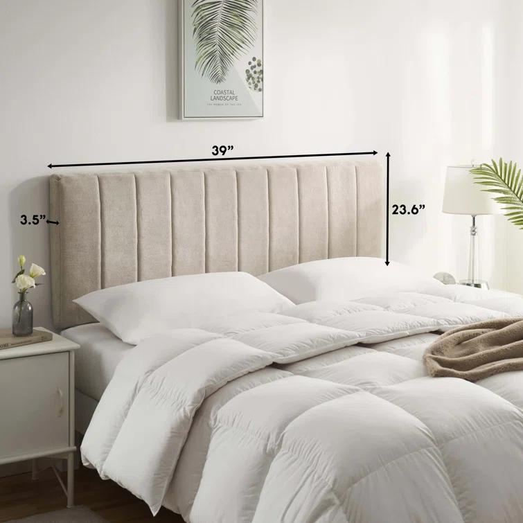 Chastelyne Upholstered Easy Assemble Wall Mounted Headboard