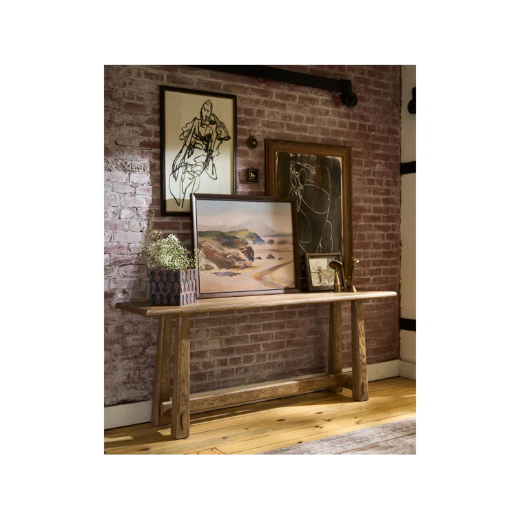 Universal Furniture Griffith Park Canyon Console Table in Tan