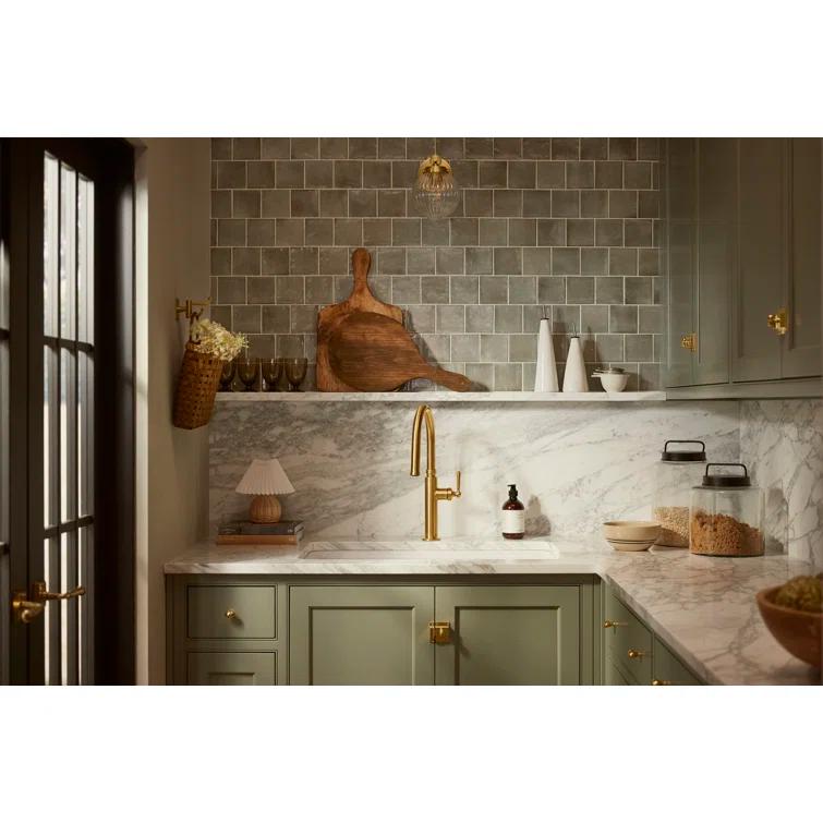 Edalyn by Studio McGee Pull-Down Kitchen Sink Faucet with Three-Function Sprayhead