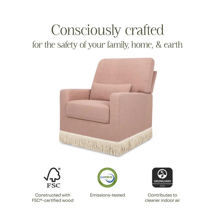 Namesake Crawford Pillowback Comfort Swivel Glider
