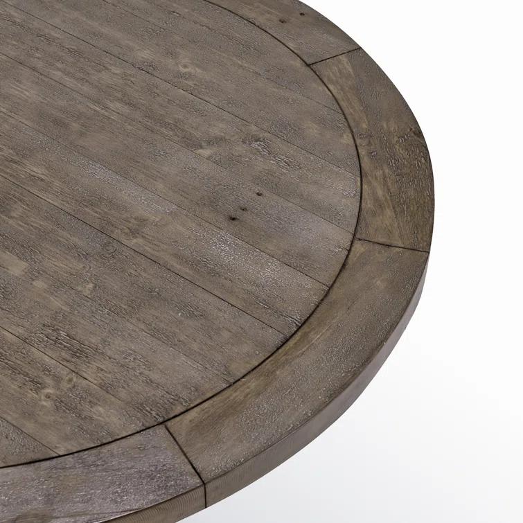 Kinston Solid Wood Pedestal Dining Table