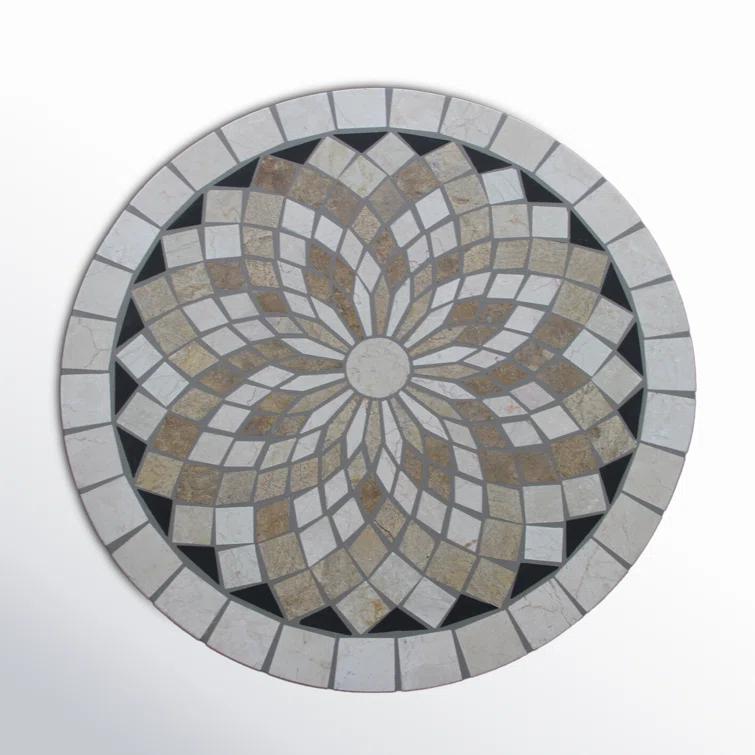 Fleur Round Concrete Outdoor Bistro Table