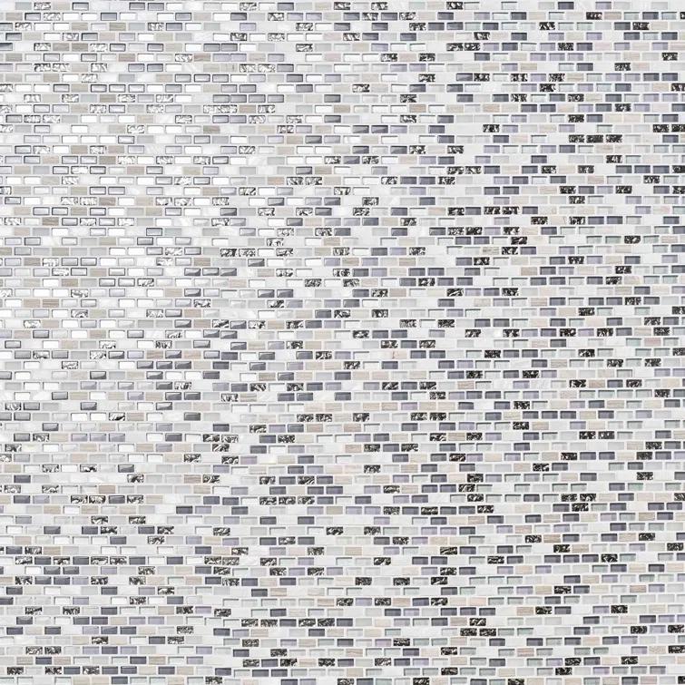 Paradox 0.37" x 0.62" Natural Stone Mosaic Tile