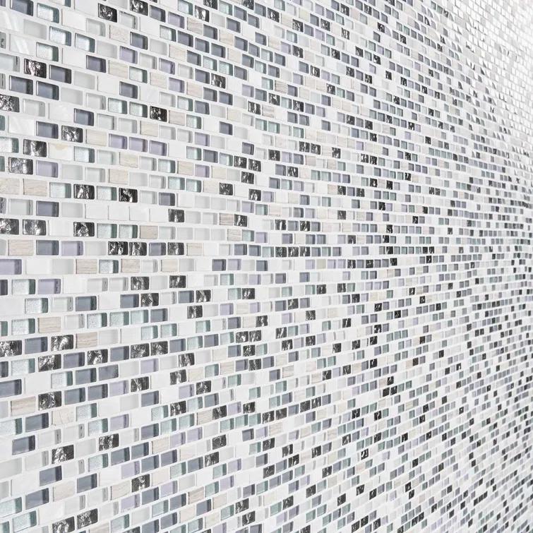 Paradox 0.37" x 0.62" Natural Stone Mosaic Tile