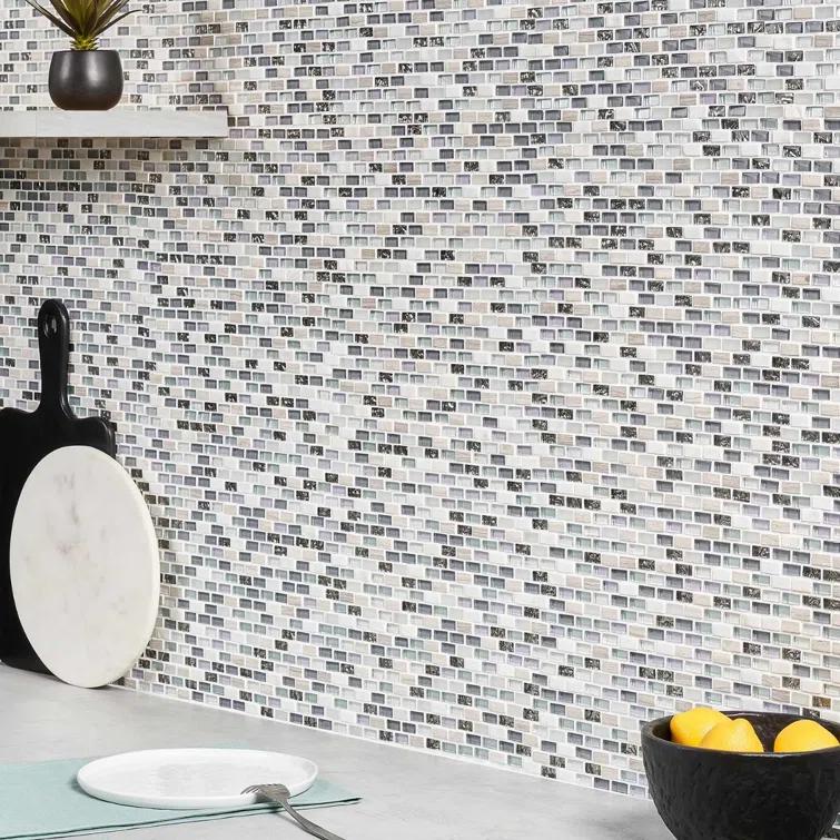 Paradox 0.37" x 0.62" Natural Stone Mosaic Tile