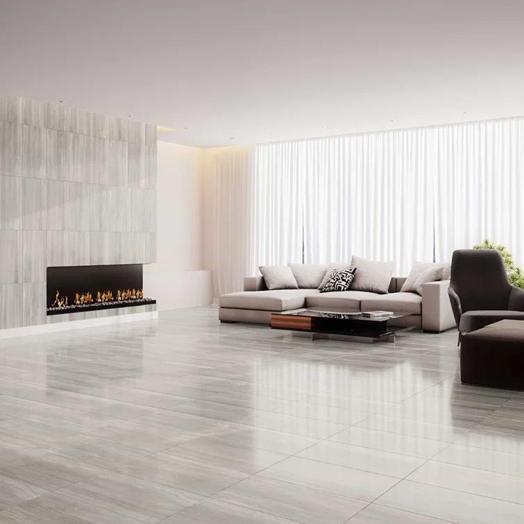 Roswell 11.72 in. x 23.69 in. Polished Porcelain Floor and Wall Tile (15.5 Sq. Ft. / Case)