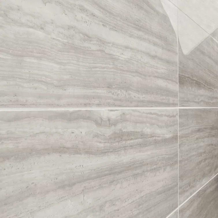 Roswell 11.72 in. x 23.69 in. Polished Porcelain Floor and Wall Tile (15.5 Sq. Ft. / Case)