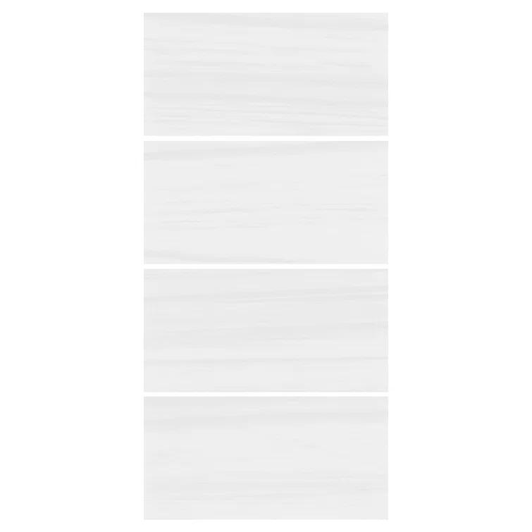 Bond Tile Terius Dolomite Warm White 23.54" x 47.24" Polished Marble Look Porcelain Floor and Wall Tile