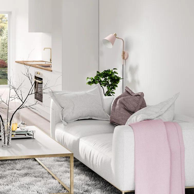 Cleo Aluminum Plug-in Wallchiere