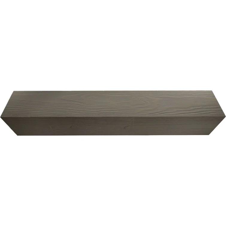 Sandblasted Endurathane Faux Wood 3-Sided Ceiling Beam (U-beam)