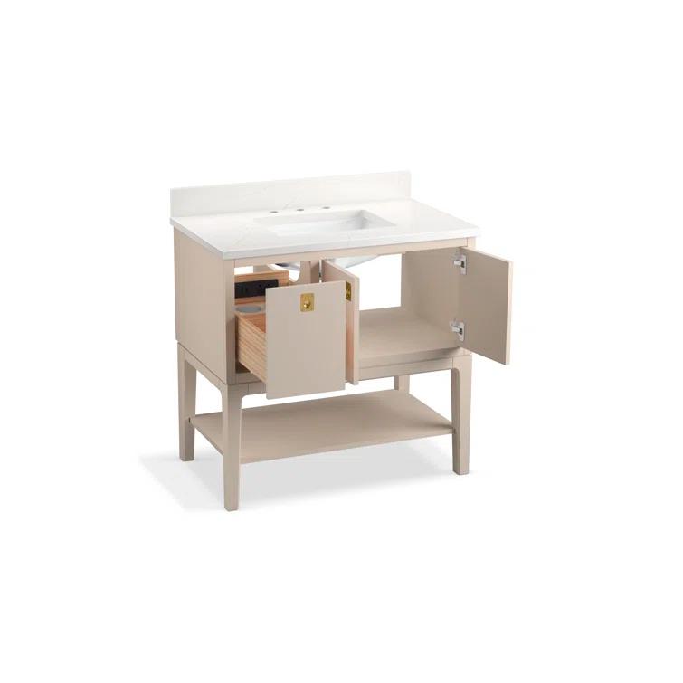 Seagrove By Studio McGee 36 in. Bathroom Vanity Cabinet With Sink And Quartz Top