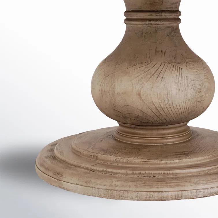 Dadeville Pine Round Solid Wood Dining Table