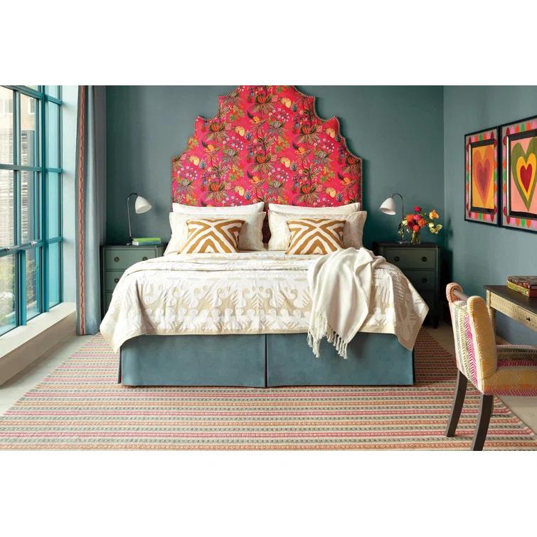 Pine Cone Hill Henri Ikat Linen Reversible Pillow Cover