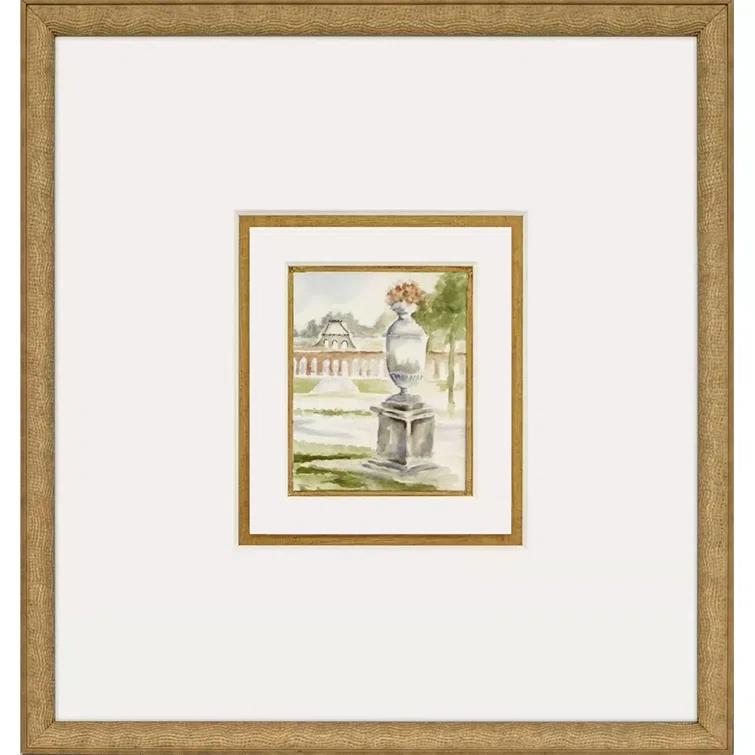 Antique Gold Framed Landscape Gallery Wall Art Set