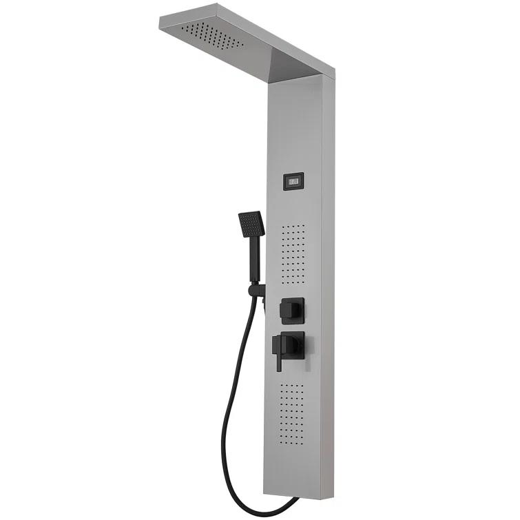 2-Jet Shower Panel System With Hand Shower