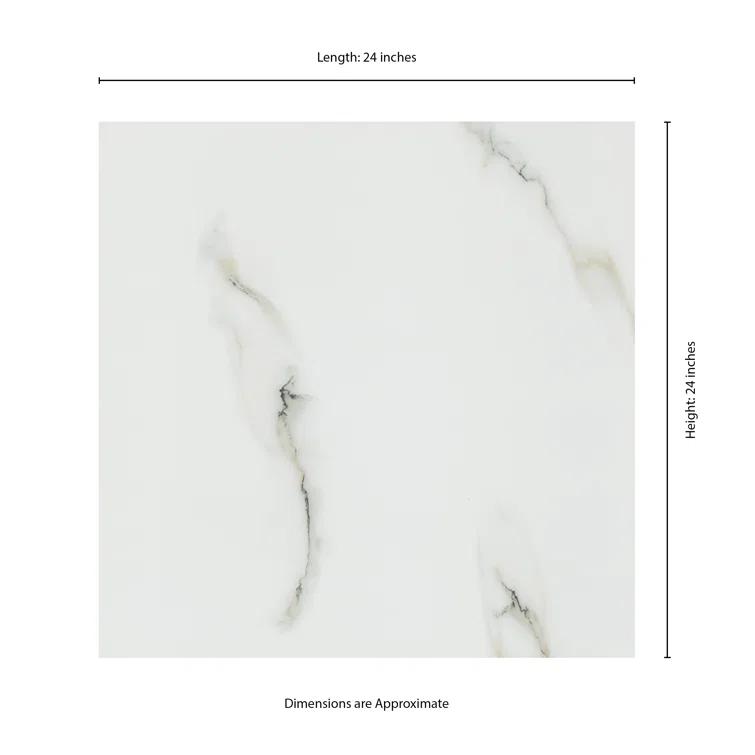 Ackland Azira 24 in. x 24 in. Stone Look Polished Porcelain Floor and Wall Tile