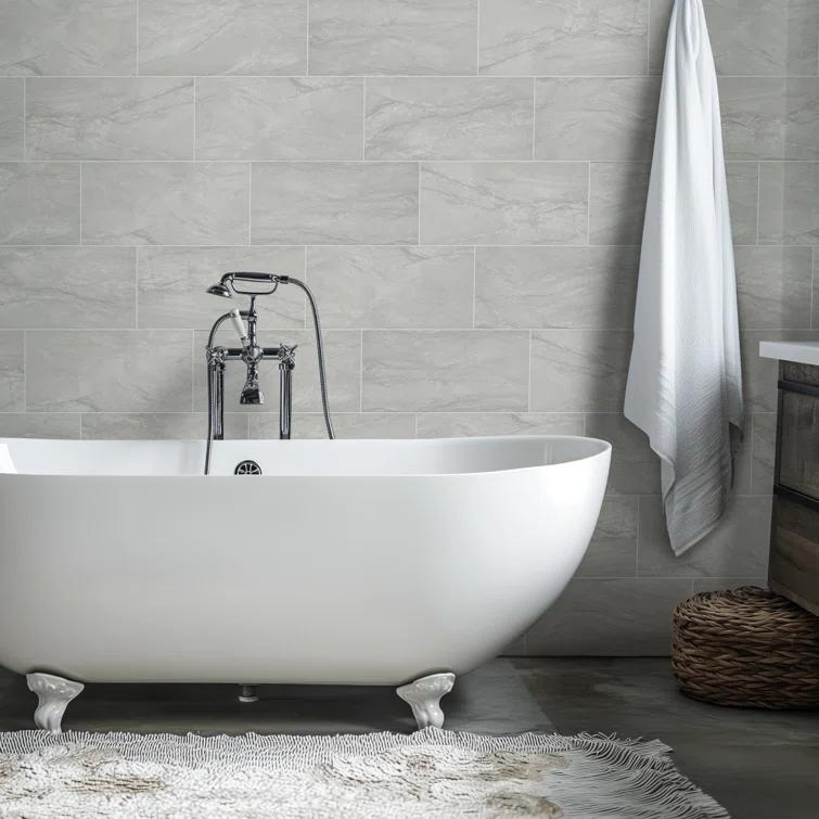 Amara 8" x 8" Encaustic Look Matte Porcelain Floor & Wall Tile