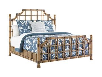 Tommy Bahama Home Twin Palms St. Kitts Rattan Bed