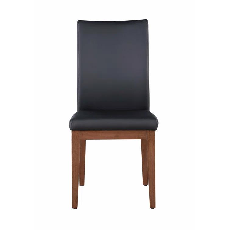 Emma Curved Back Side Chair w/ Solid Wood Frame - 2 per box