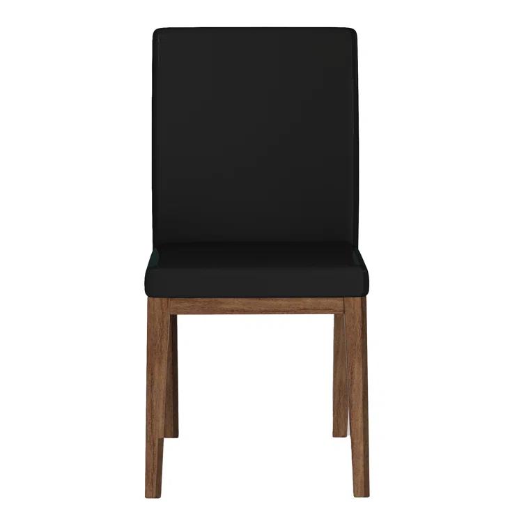 Emma Curved Back Side Chair w/ Solid Wood Frame - 2 per box
