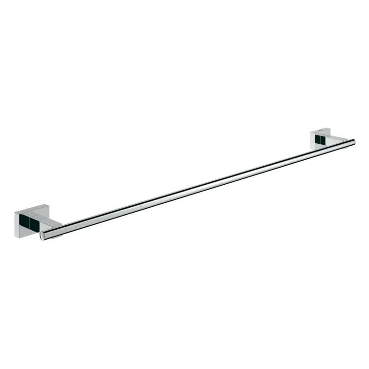GROHE 40509001 Essentials Cube 23.622" Wall Mounted Cube Towel Bar