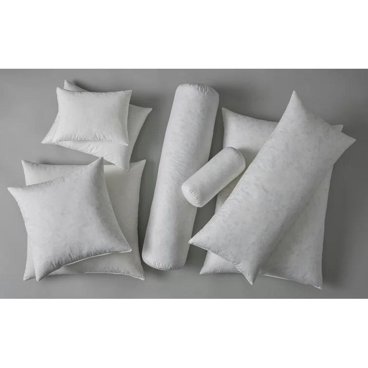 Standard White Cotton Percale Duck Down Pillow