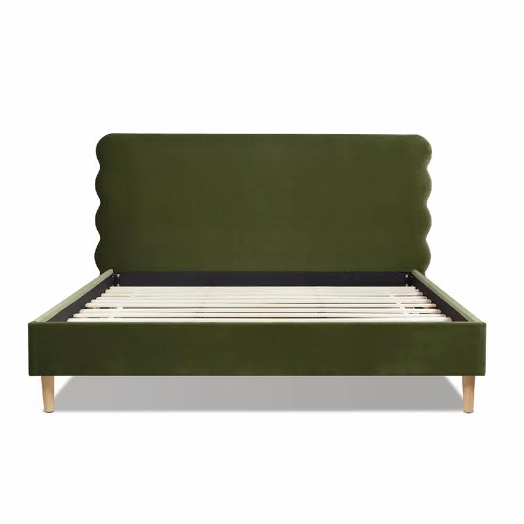 Henley Upholstered Scalloped Bed