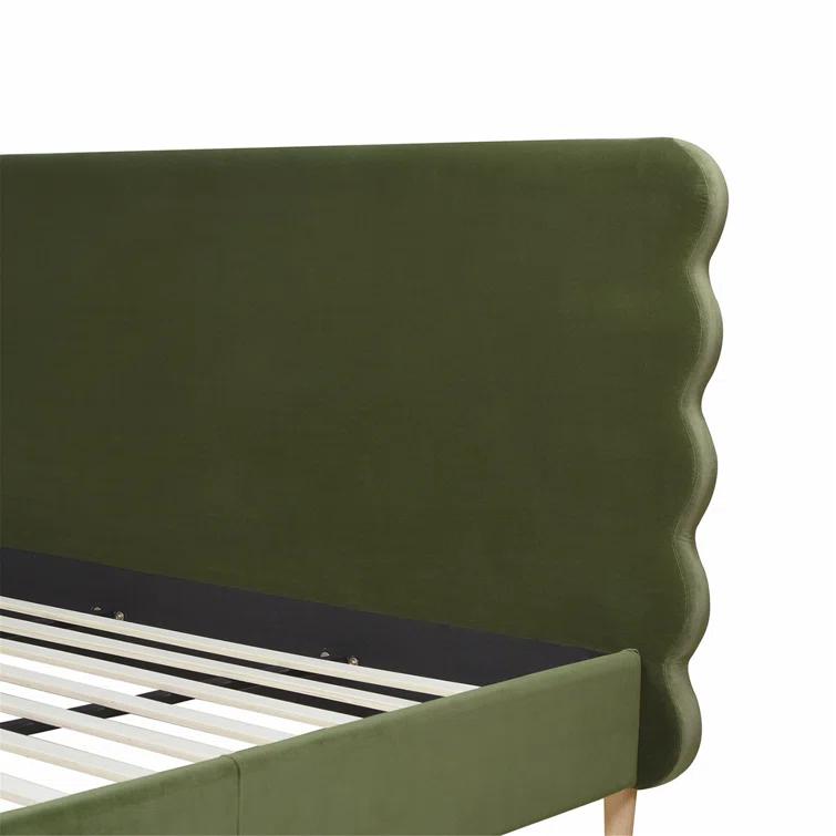 Henley Upholstered Scalloped Bed