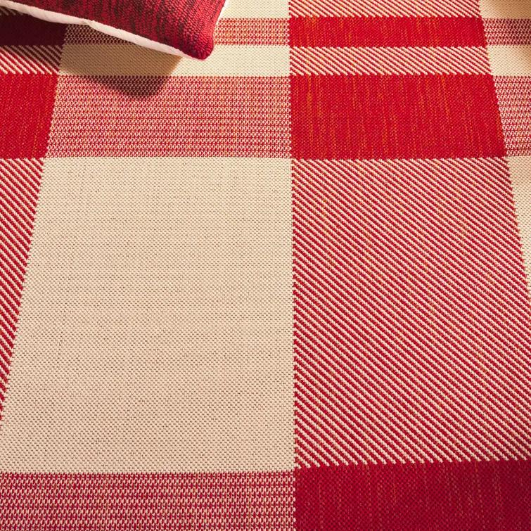 Courtyard Performance Plaid Rug