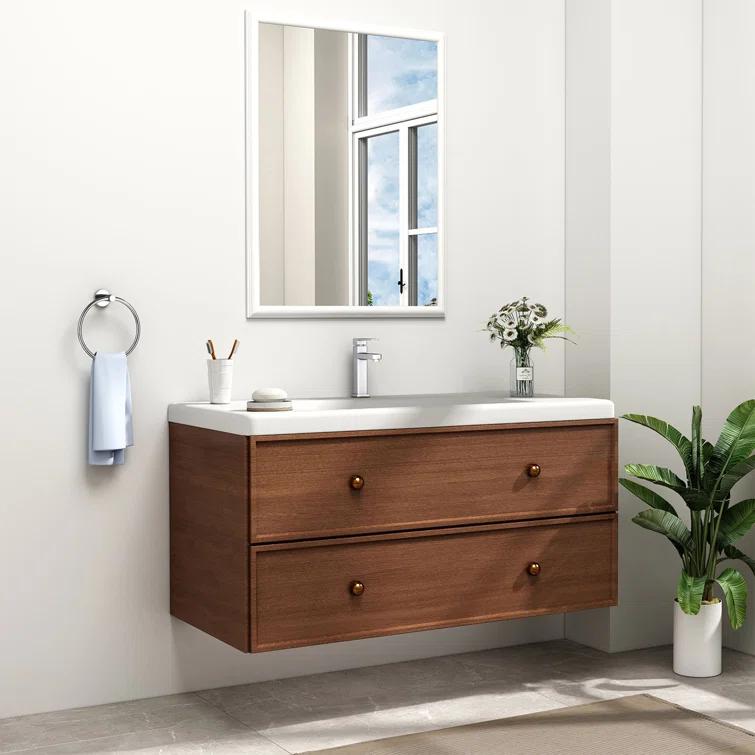 APLusee Wall Mounted Stainless Steel Bathroom Towel Ring AE101