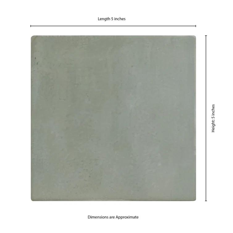 Renzo 5" x 5" Glossy Ceramic Wall Tile