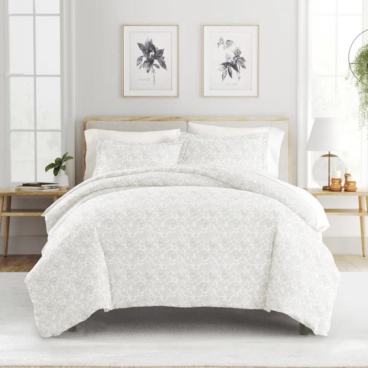 Simply Soft Traditional Paisley Duvet Cover Set